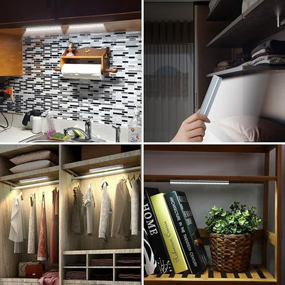 LED Closet Light, Motion Activated Lights, LED Motion Sensor Lights, Anywhere Adhesive Magnetic Night Light Bar for Closet, Hallway, Staircase, Closet, Kitchen
