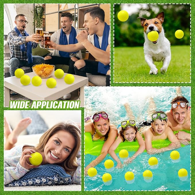 Libima 20 Pcs Mini Golf Stress Ball Bulk 2.5 Inch Foam Golf Practice Balls Stress Relief Sports Stress Ball with Storage Bag for Golf Birthday Party Favors School Carnival Reward Gift