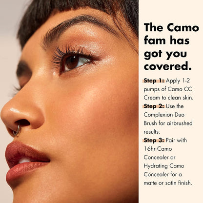 e.l.f. Camo CC Cream, SPF 30 Color-Correcting Medium-To-Full Coverage Face Foundation, Delivers An Airbrushed Finish, Vegan & Cruelty-Free, Rich 660 N