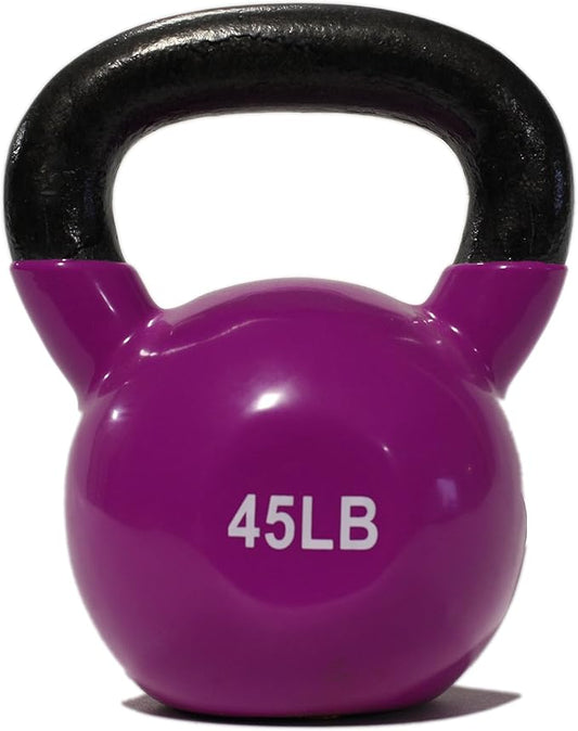 DWC Kettlebell for Strength Training, Economy Price for Professional Quality, Vinyl Coated