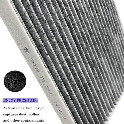 GF727 Cabin Air Filter for 2022-2024 Hyundai Tucson,Santa Cruz,Ioniq 5,Elantra N, 20-24 Sonata, 21-24 Elantra, 21-23 Santa Fe, 21-24 Sorento,K5, 22-24 EV6, 23-24 Niro,GV60, Fits 97133 - L1000 (2 Pack)