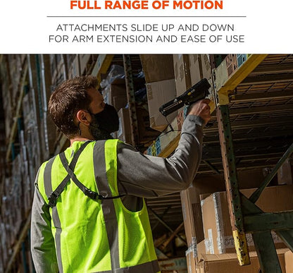 Ergodyne Squids 3132 Barcode Scanner Harness, Large , Black