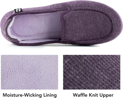 Women's Two-Tone Hoodback Slipper with Removable Insole