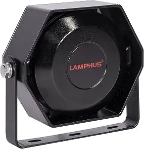 LAMPHUS SoundAlert 100W Police Siren Speaker 118-124dB Compact Slim