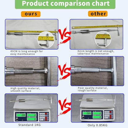 DBGT0 Sliding Hammer T-bar - Paintless Dent Puller Tool for Auto Body Repair Dent Removal