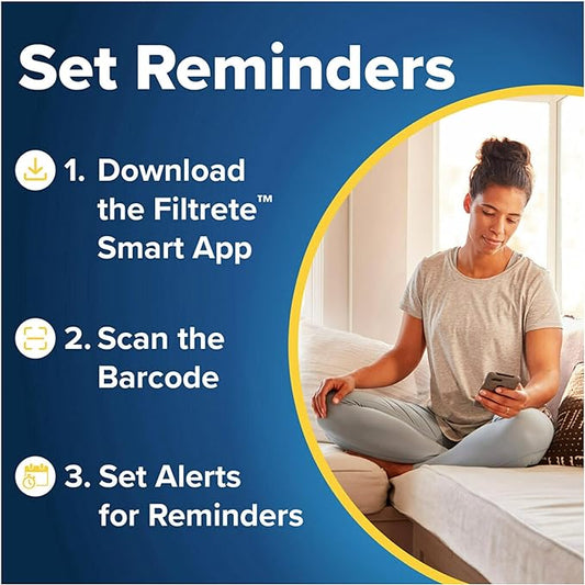 Filtrete 12x20x1 AC Furnace Air Filter, MERV 11, MPR 1000, Micro Allergen Defense, 3-Month Pleated 1-Inch Electrostatic Air Cleaning Filter, 2 Pack (Actual Size 11.81x19.81x0.81 in)