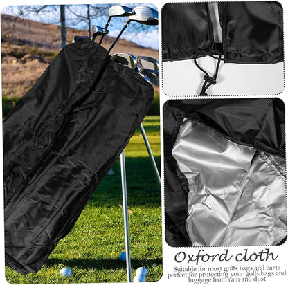 Golf Bag Cover Bag Protector Golf Push Carts Cover Outdoor Cart Cover Golf Bag Rain Cover Hood Cart Rain Cover Bag Rain Sleeves Cart Protector Sofa Cover Oxford Cloth