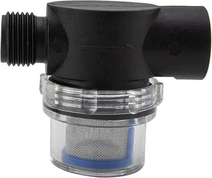 RecPro RV Replacement Water Pump Strainer  12 Twist-On Pipe Strainer  Compatible with WFCO and Shurflo Pumps (RecPro)