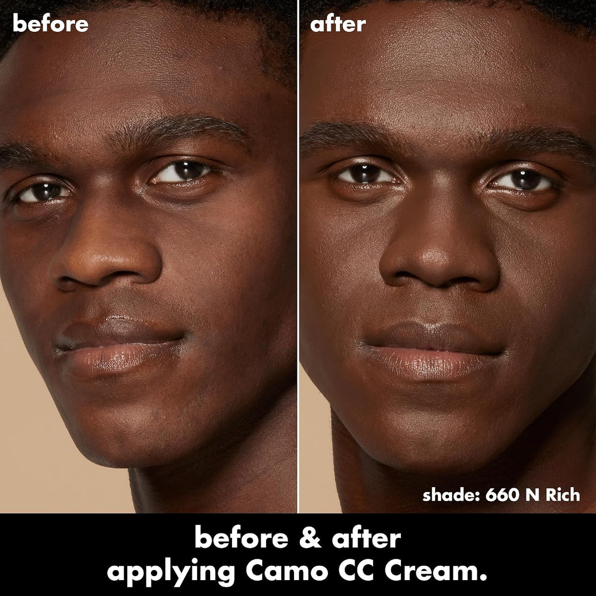 e.l.f. Camo CC Cream, SPF 30 Color-Correcting Medium-To-Full Coverage Face Foundation, Delivers An Airbrushed Finish, Vegan & Cruelty-Free, Rich 660 N