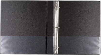 Wilson Jones 36814NB 368 Basic Round Ring Binder, 1" Cap, Black
