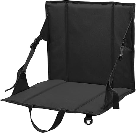 Port Authority Portable Padded Comfortable Stadium Seat_Black_One Size