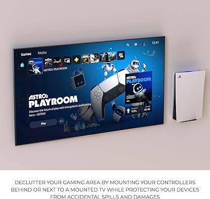 HumanCentric Universal Controller Mount (2-Pack)  Compatible with PlayStation, Xbox, Nintendo Switch Pro Controllers and More