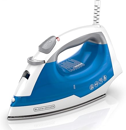 BLACKDECKER IR03V Easy Steam Compact Iron, Blue