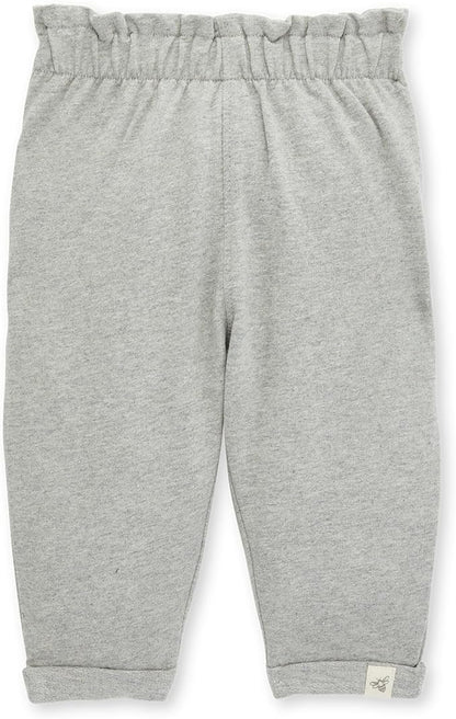 Burt's Bees Baby Knit Jogger Pants, Baby Sweatpants, 100% Organic Cotton Infant Bottoms