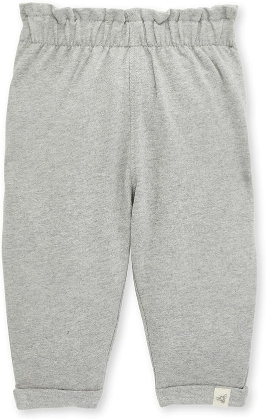 Burt's Bees Baby Knit Jogger Pants, Baby Sweatpants, 100% Organic Cotton Infant Bottoms