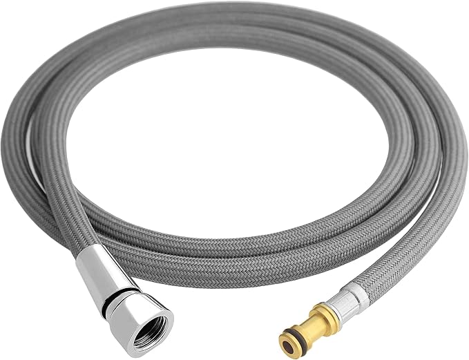 150259 Pull Down Hose Kit For Moen Faucet Replacement Part 150259 Hose, Moen Kitchen Faucet Replacement Part 187108, Reflex Moen Pull Down Hose, 68" Quick Connect Hose, Upgraded Ver.