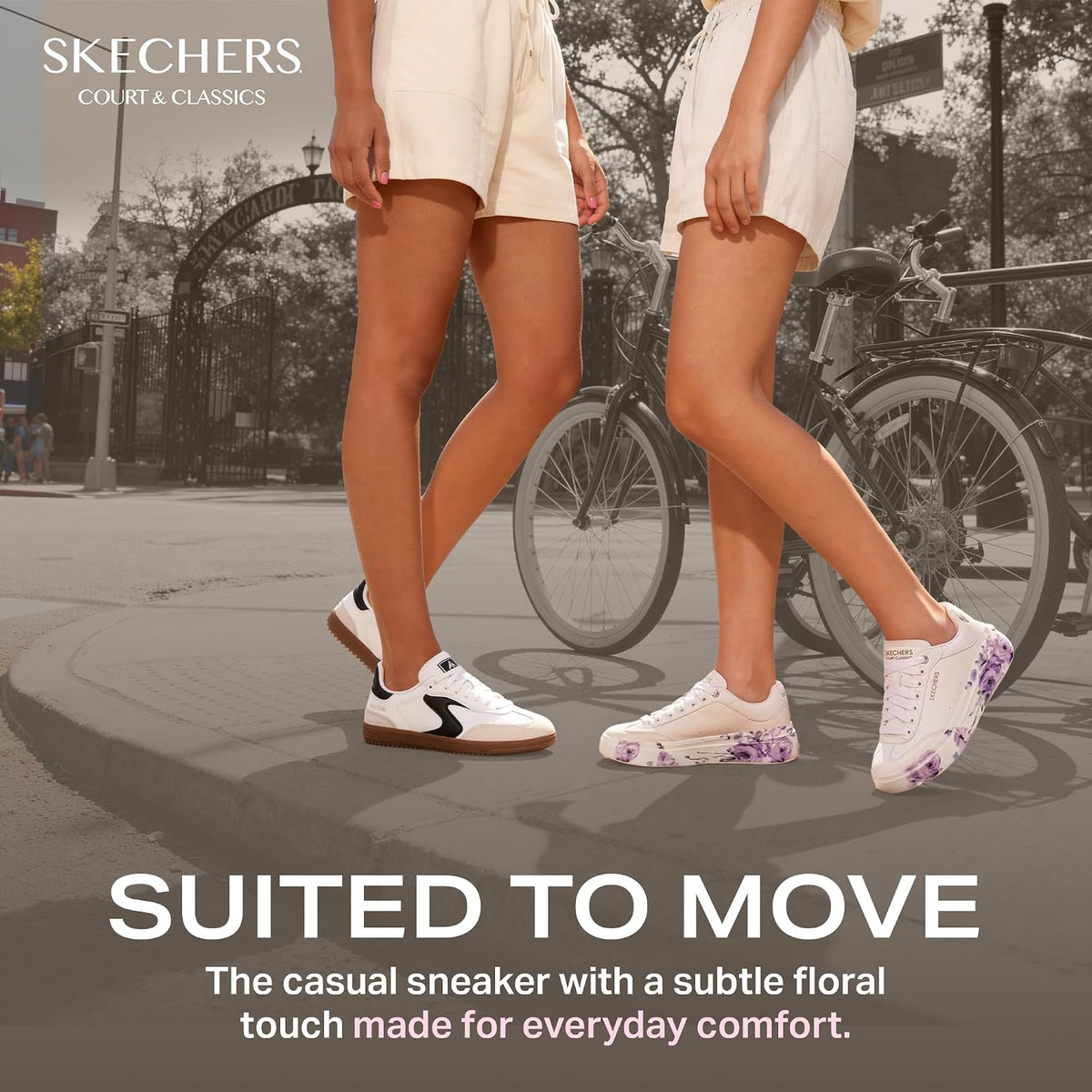 Skechers Women's Cordova Classic-Painted Flora