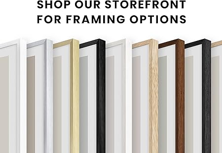 HAUS AND HUES 6x8 Walnut Oak Wooden Picture Frame - 6x8 Poster Frame - Premium Oak, Vertical Hang, Shatterproof Plexiglass - Ideal for Home, Room, Office (6x8 in, Walnut)