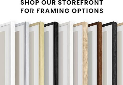 HAUS AND HUES 6x8 Walnut Oak Wooden Picture Frame - 6x8 Poster Frame - Premium Oak, Vertical Hang, Shatterproof Plexiglass - Ideal for Home, Room, Office (6x8 in, Walnut)