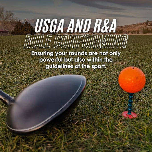 YATTA Golf Telos Premium Golf Tees, Adjustable  Durable Golf Tees, Tee Off with Greater Consistency and Shoot Better Scores