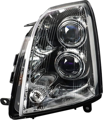 Headlight Headlamp Assembly Halogen Driver Side Replacement for STS 2005 2006 2007 2008 2009 2010 2011 Replacement for GM2502278 Left LH