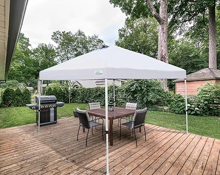 Ontheway 10x10 Replacement Canopy Top Cover, Pop Up Canopy Tent with Air Vent (White)