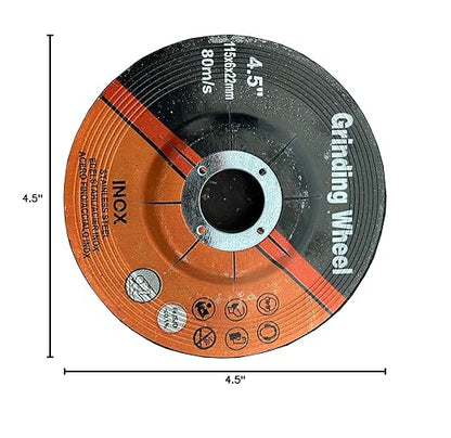 Grinding Wheel for Grinders,Grinding Wheel for Metal ,Aggressive Grinding for Metal (25 Pack, 4.5 Inch,14" Thick, 79")