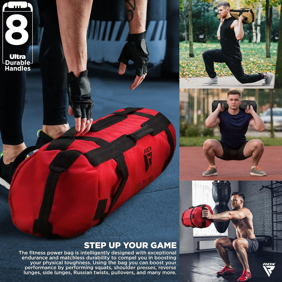 RDX Unfilled Fitness Sandbag with Handles