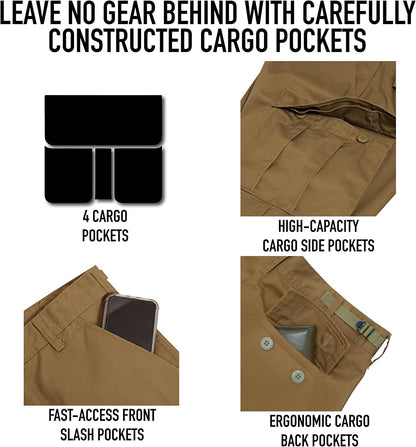 Rugged Cargo Outdoor Hiking EDC Work Uniform