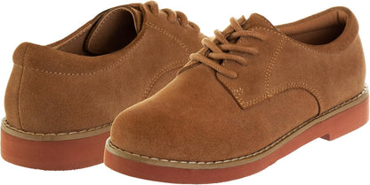 French Toast Kids Oxford Dress Shoes - Lace Up Loafer School Uniform Saddle Shoe for Girls and Boys (Sizes: 11-13 Little Kid / 1-7 Big Kid)