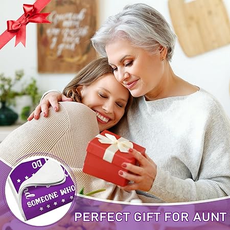 Hexagram Aunt Gifts for Women, Aunt Gifts from Niece, Auntie Gift Ideas, Best Aunt Ever Gifts Wearable Blanket, Aunt Gifts from Nephew Soft Flannel Wearable Blankets