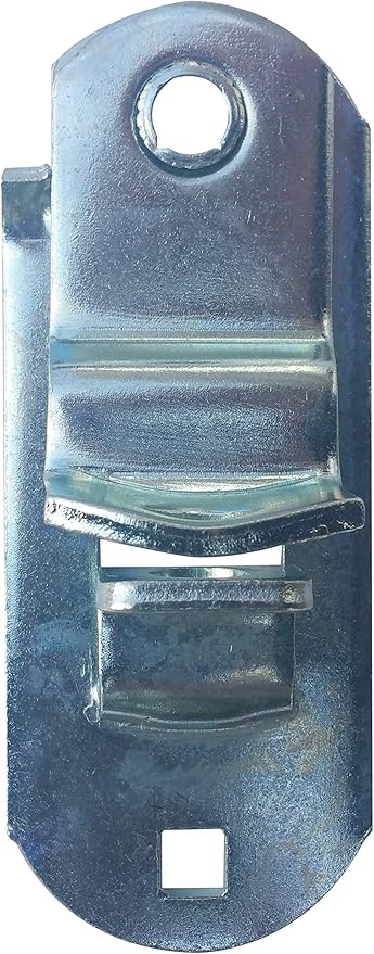 Trailer Door & Ramp Locking Hasp -4" Mounting- Cam Lock Latch Keeper -Zinc- Made in The USA