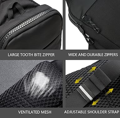 Mini Sling Bag for Men Women, Crossbody Waterproof Trendy Shoulder Cell Phone Chest Bag for Travel Work Gym