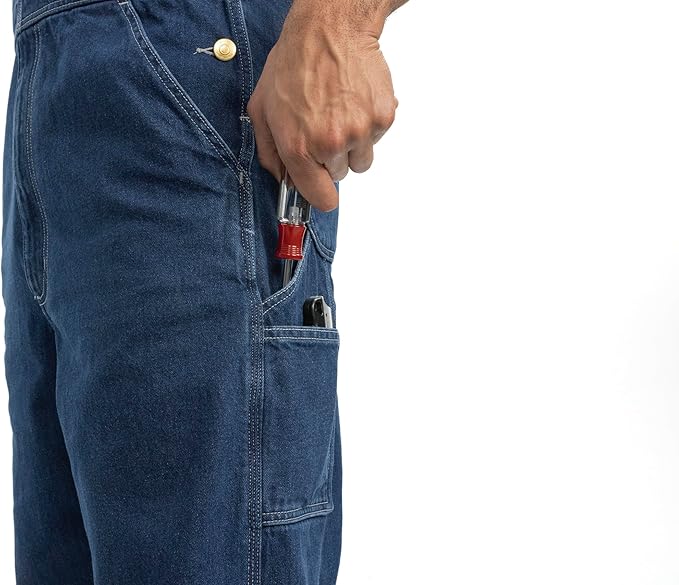 Carhartt Men's 104672 Loose Fit Denim Bib Overalls