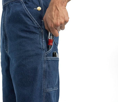 Carhartt Men's 104672 Loose Fit Denim Bib Overalls