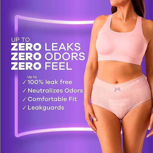 Always Discreet Incontinence  Postpartum Incontinence Underwear for Women, SmallMedium, Maximum Protection, 32 Count