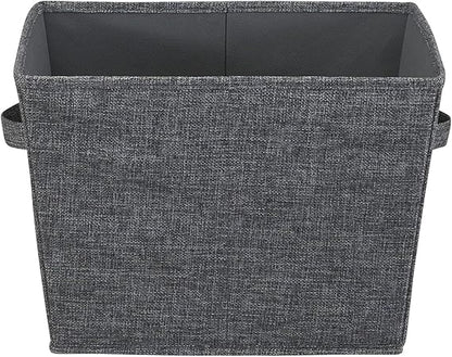 Household Essentials, Graphite 2 Pack Open Storage Bins, Medium-10 W x 11" D