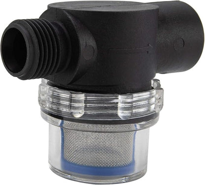 RecPro RV Replacement Water Pump Strainer  12 Twist-On Pipe Strainer  Compatible with WFCO and Shurflo Pumps (RecPro)