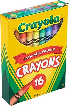 Crayola Crayons for Kids, School Supplies, 16 Count