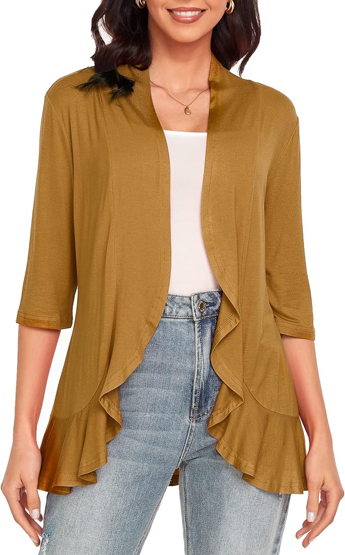 Argstar Women's 34 Sleeve Cardigan (S-3XL)