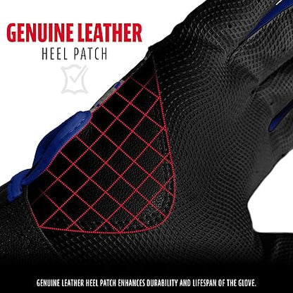 Franklin Sports MLB Youth Batting Gloves - Digitek Camo Baseball  Softball - Premium Leather - Many Sizes  Colors - Youth