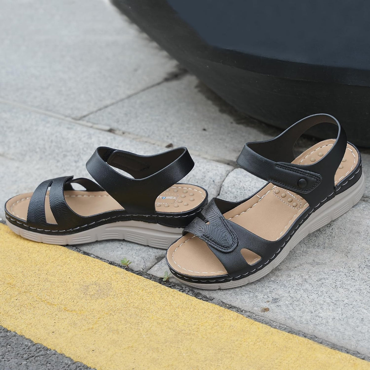 Ortho + Rest Women Arch Support Walking Sandals Comfortable Orthotic Sandals