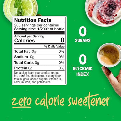 Pyure Organic Stevia Liquid Sweetener Keto Sugar Substitutes, Zero Calorie, Zero Sugar, Zero Carb, Plant-Based Sugar Free Liquid Stevia Extract, Simply Sweet, 1.8 oz