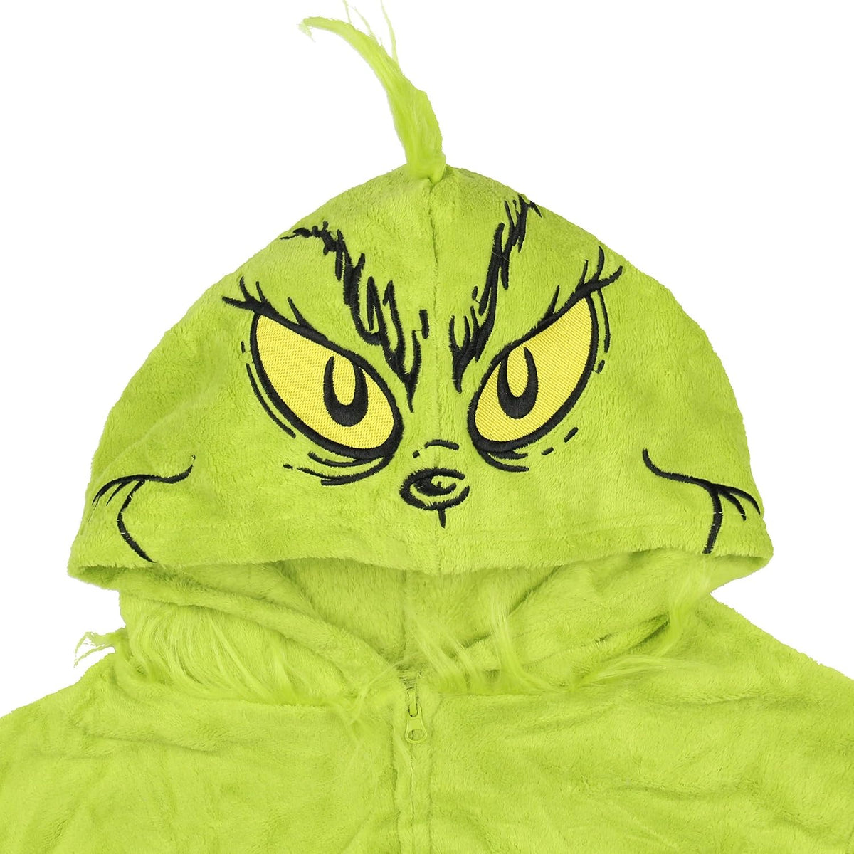 Dr. Seuss GRINCH Who Stole Christmas Hooded Pajama Union Suit.