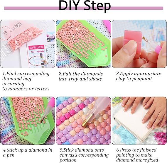 Hlison Diamond Painting Kits for Adults, 5D Mandala Diamond Art Kits for Adults Beginner, DIY Flowers Rhinestone Diamond Painting for Home Wall Decor - 12x16 Inch