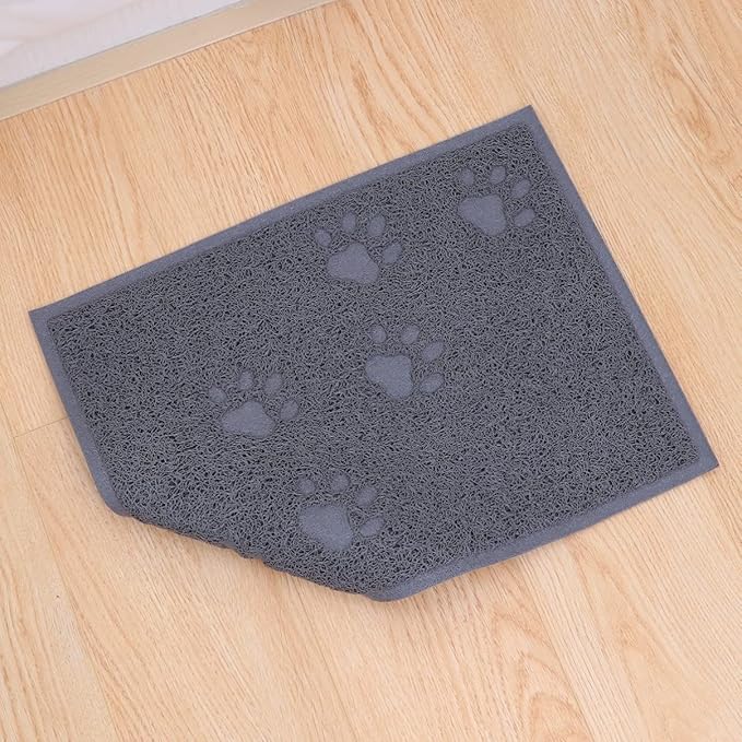 Hemobllo 30 cat Litter mat Litter mat Dog Cleaning Carpet Washable Runner Rugs Pet Cleaning Carpet Litter Tray Mat cat Litter Rug cat mats for Litter Microfiber Rug Floor cat Box