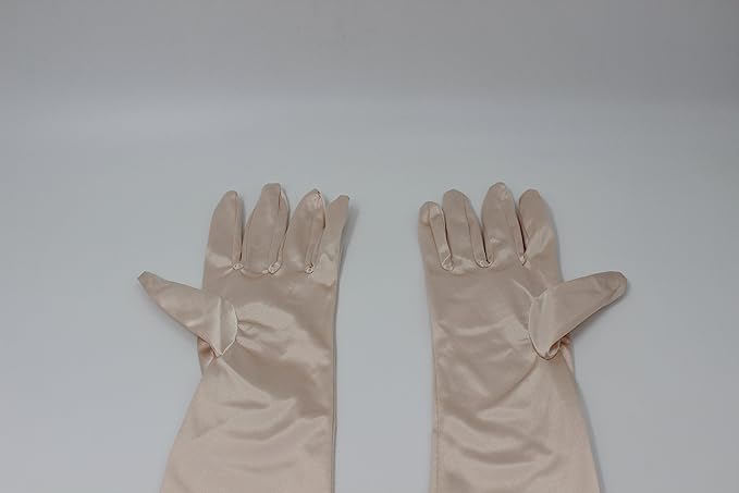 Women Elegant Satin Gloves Ladies Bridal Gloves Wedding Gloves Costume Gloves & Jewelry
