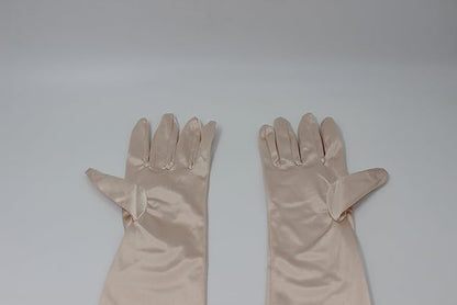 Women Elegant Satin Gloves Ladies Bridal Gloves Wedding Gloves Costume Gloves & Jewelry