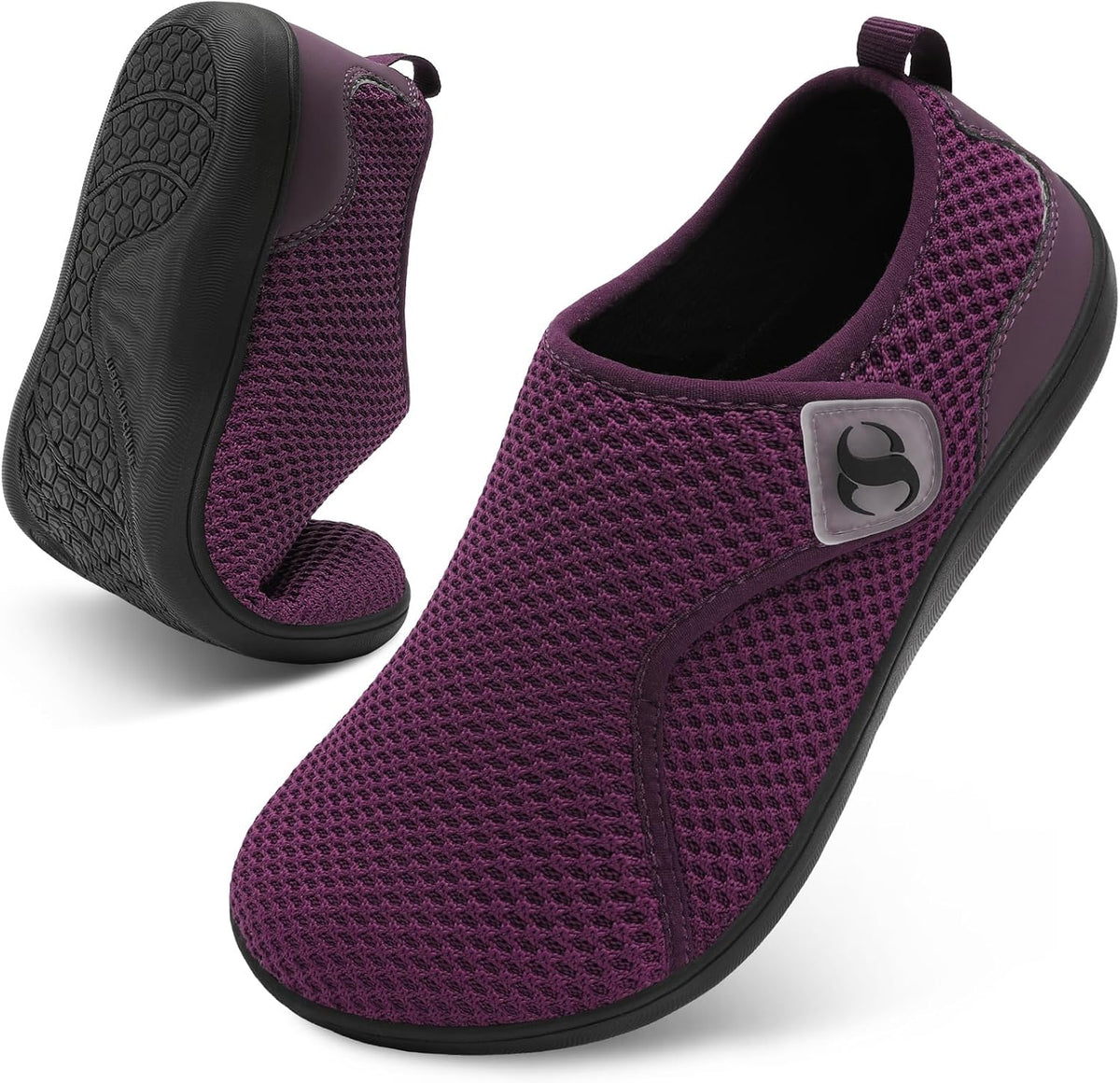Womens Walking Shoes Comfortable Wide Diabetic Shoes Adjustable Zero Drop Edema Shoe Breathable Neuropathy Nursing Shoes Casual Wide Width Sneakers