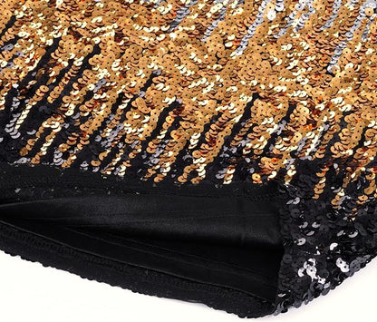 MANER Womens Full Sequin Tops Glitter Party Shirt Short Sleeve Sparkle Blouses S-4X